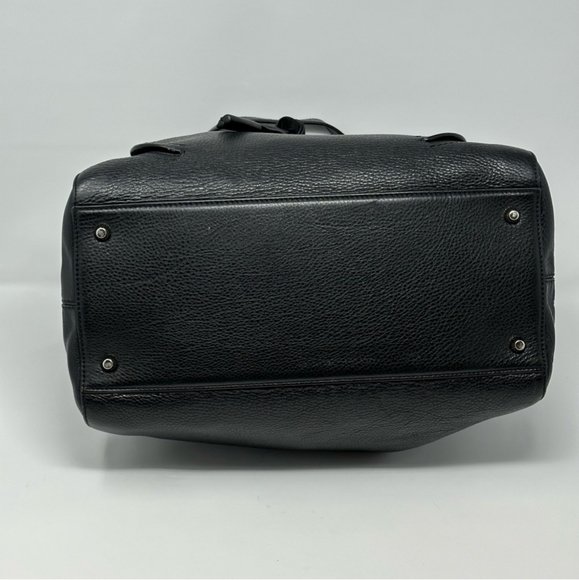 Marc Jacobs Maverick Tote Soft Black Pebbled Leather Large Bag 3 Sections EUC! - Picture 3 of 11